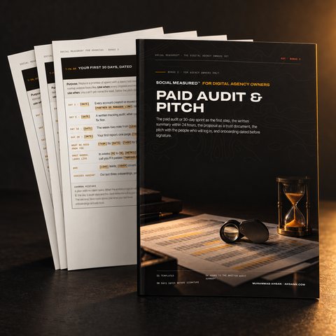 The Paid Audit & Pitch Kit with sample pages